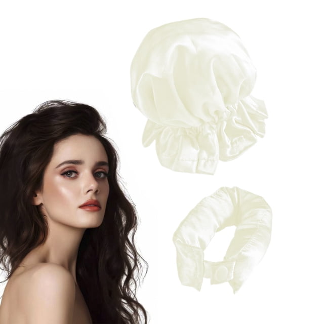 Juego de mascarilla para rizar el cabello con rizador, artefacto para cabello rizado perezoso para dormir con ondas grandes