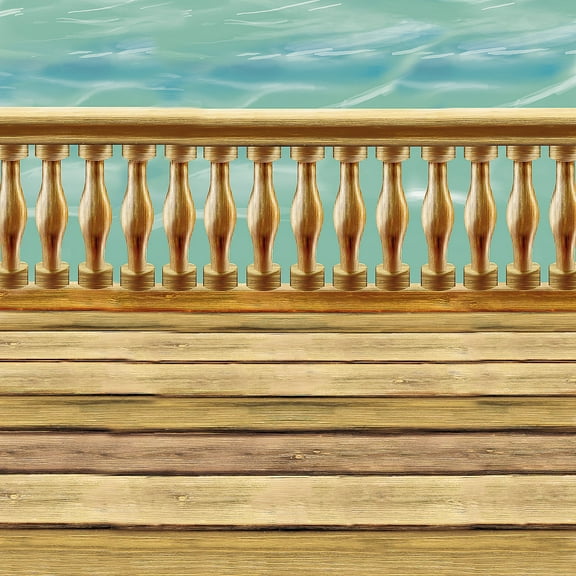 Design A Room Pirate Deck Background - Party Decor - 1 Piece