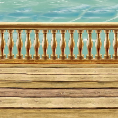 Design A Room Pirate Deck Background - Party Decor - 1 Piece