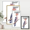 thumbnail image 4 of Designart 'Ancient Hoopoe Bird On A Branch' Traditional Framed Canvas Wall Art Print, 4 of 5