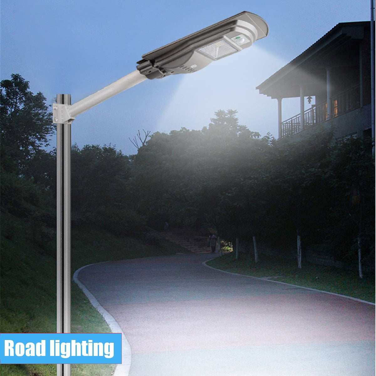 80W 160W 240W LED Solar Street Light Radar Induction & PIR Motion Auto