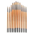 thumbnail image 1 of Juego de Pinceles de Acuarela Sunnimix Profesional Punta Redonda Suave Nailon Mango de Madera, 1 of 8