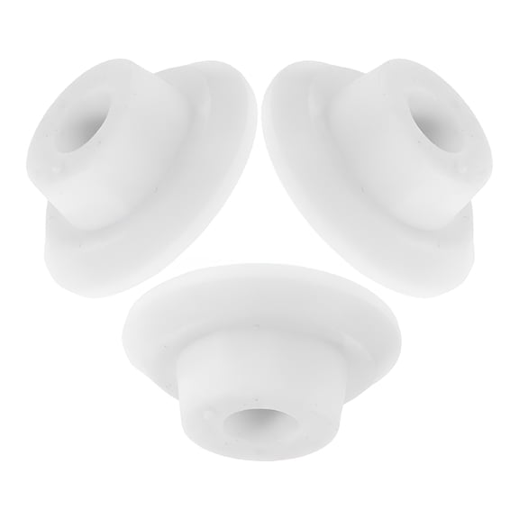 ICERUN 3pcs Rubber Freezer Drain Plug Leak Round Hole Stoppers for Efficient Freezer Drainage