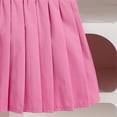 thumbnail image 6 of Placlothes Cute Pink Cotton Two Piece Skirt Outfits For Little Girls And Big Girls Summer Fall Sets With Bow Size 7T Birthday Kids Tops And Skirt, 6 of 9