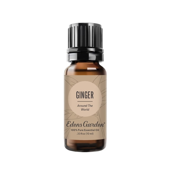 Edens Garden Ginger Around The World Essential Oil- 100% Pure Premium Grade, Undiluted, Natural, Therapeutic, Aromatherapy, The Best for Diffuser, Skin, Candle, Laundry 10 ml (.33 fl oz)