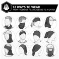 thumbnail image 4 of Mascarilla facial con forma de bandana para cuello ROCK BROS Cooling para hombre, 4 of 6