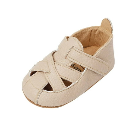 

AnuirheiH Toddler Sandals Baby Girls Boys Baby Shoes Soft Sole Non-slip Baby Toddler Shoes Sale Clearance