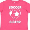 thumbnail image 4 of Inktastic Heart Soccer Sister Girls Toddler T-Shirt, 4 of 5
