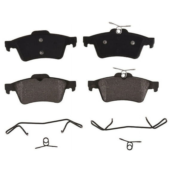 Rear Brake Pad Set - Compatible with 2006 - 2013 Mazda 3 2007 2008 2009 2010 2011 2012