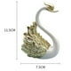 thumbnail image 4 of 4 Piezas de Figuras de Adornos de Cisne, Decoración de Pastel de Cisne, Decoración de Figuras de Coche, Decoración de Navidad para Bodas Hogar A, 4 of 5