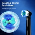 thumbnail image 2 of 4Pcs Electric Toothbrush Replacement Heads-Black, 2 of 9