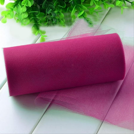 Balsacircle 6 X 300 Feet Wedding Tulle Roll For Favors Pew Bows