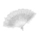 thumbnail image 1 of s Mujeres De Apoyos De Ventidor Despedi De Soltera Plegable Mano Bnca Sunnimix Pluma Fan, 1 of 7