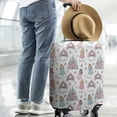 thumbnail image 2 of White Princess Castle Pattern Luggage Cover Fashion Suitcase Cover Baggage Covers Fit 25-28 Inch Luggage (Go Travel), 2 of 5