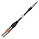 thumbnail image 1 of Cable de Audio XSS SC138 6.3x2 Mono a 1 Plug Mono Negro, 1 of 3