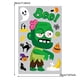 thumbnail image 2 of Pegatina De Pared De Pvc De Dibujos Animados De Halloween, Calcomanías De Ventana De Hueso De Cabeza De Calabaza, Pegatinas De Pared De Habitación Para Niños, Decoración Del Hogar De Festival 4 Uds. Speravity HA039986-01, 2 of 6