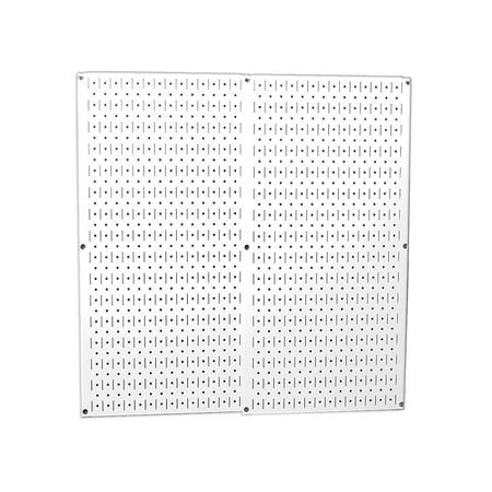 - White Metal Pegboard Pack - Two Pegboard Tool Boards