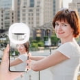 thumbnail image 1 of Clearance! New Mobile Phone Filling Light,LED Live Selfie Ring Gift, Beauty Selfie Charging Mini Filling Light,Science And Technology Lighting Daily Deals Weekly Finds #26, 1 of 6