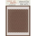 thumbnail image 2 of Wendy Vecchi Studio Stencil Collection-Honeycomb, 2 of 2