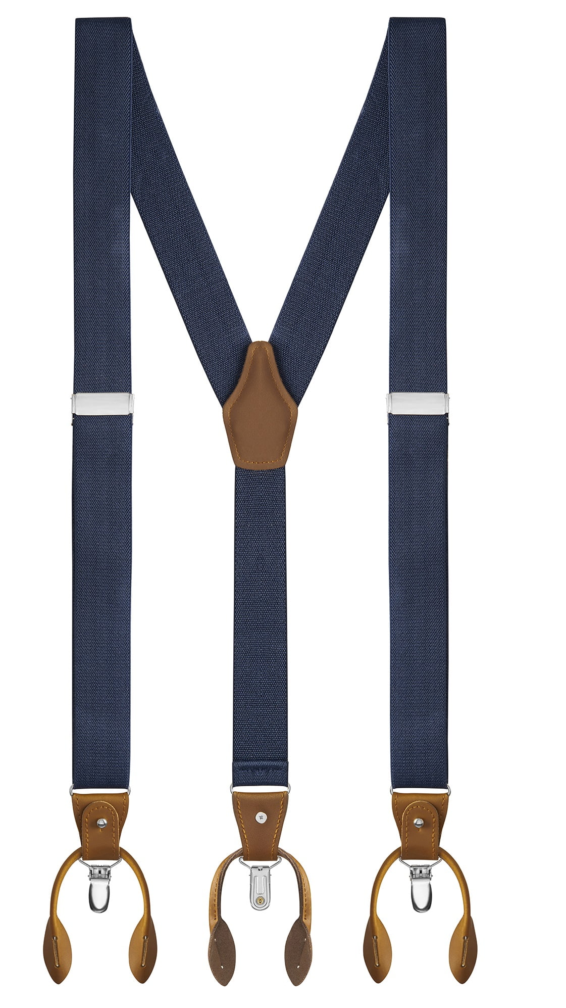 Vintage Men's Suspenders For Trousers Men Button Braces Y-Back Shape Suspender