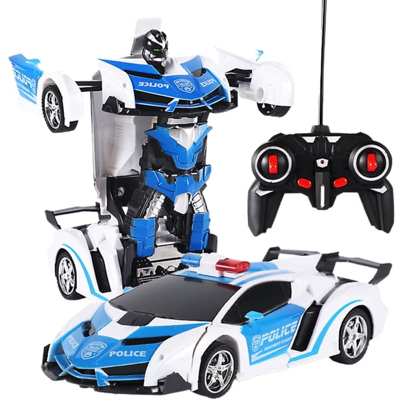 Rc Car Driving Sports Cars Drive Deformation Robot Model Remote Control Car Rc Fighting Toy Gift 2 En 1 Scienceny EL018078-03