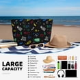 thumbnail image 5 of Daiia Gamepads Beach Travel Bag - Water-Resistant Beach Bag, Lightweight Tote with 7 Pockets for Women and Men - Gym,Pool,Camping,Reusable Grocery Bag, 5 of 7