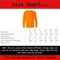 thumbnail image 2 of Gildan Hi-Vis Long Sleeve T-Shirt, Workwear Tee 5.3 oz, Safety Orange Shirts Size-L, 2 of 5
