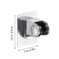 thumbnail image 3 of Soporte ajustable para la ducha del baño con pack de 2 – sin taladrar soporte de pared, soporte de ducha ajustable en ángulo ABS, resistente antioxidante, 7x9,5cm, 3 of 9
