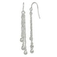 thumbnail image 1 of White Sterling Silver Earring Drop & Dangle Women'S 59 mm 6, 1 of 2