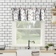 thumbnail image 3 of Rainbow Curtain Valance Cartoon Love Heart Rainbow Modern Simple Design Boho Curtain Valance Kitchen Bedroom Decor 54"x18", 3 of 5