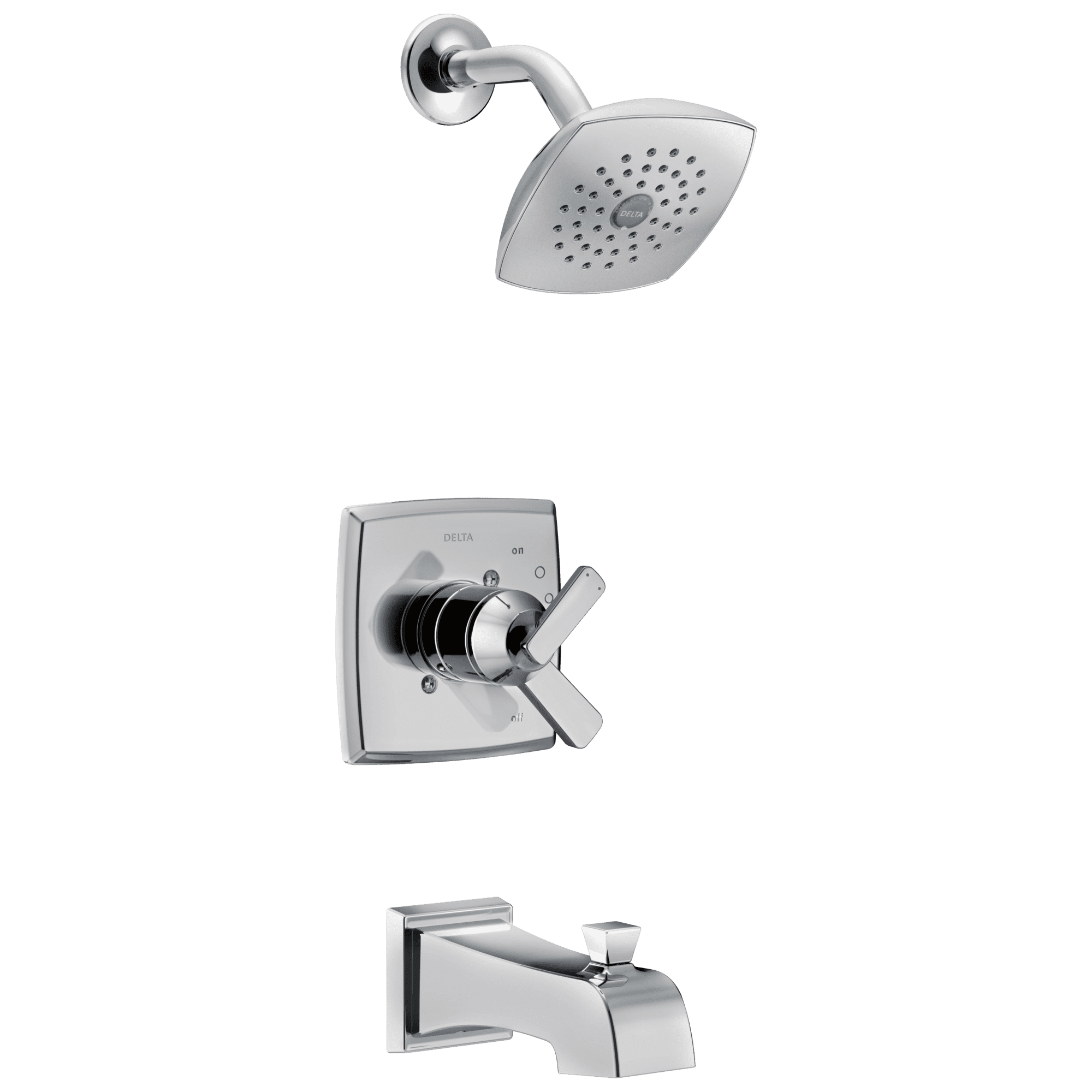 Delta Ashlyn MonitorÂ® 17 Series Tub & Shower Trim in Chrome T17464