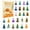 As shown, variant on 2025 Sea Glass Advent Calendar Includes 24 Decorative Sea Glass Tree Ornaments with Star Topper for Holiday Decoration Display