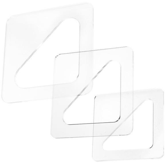 VERDANVERSE hole puncher shapes Punching Tool Acrylic DIY Supplies Home Users 3Pack