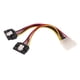 thumbnail image 5 of Cable De Adaptador De Corriente Dual A 15 Cm Cable De Duro HDD De 4 Clavijas Clavijas Rango CUTICAT Cable de extensión Molex a SATA, 5 of 7