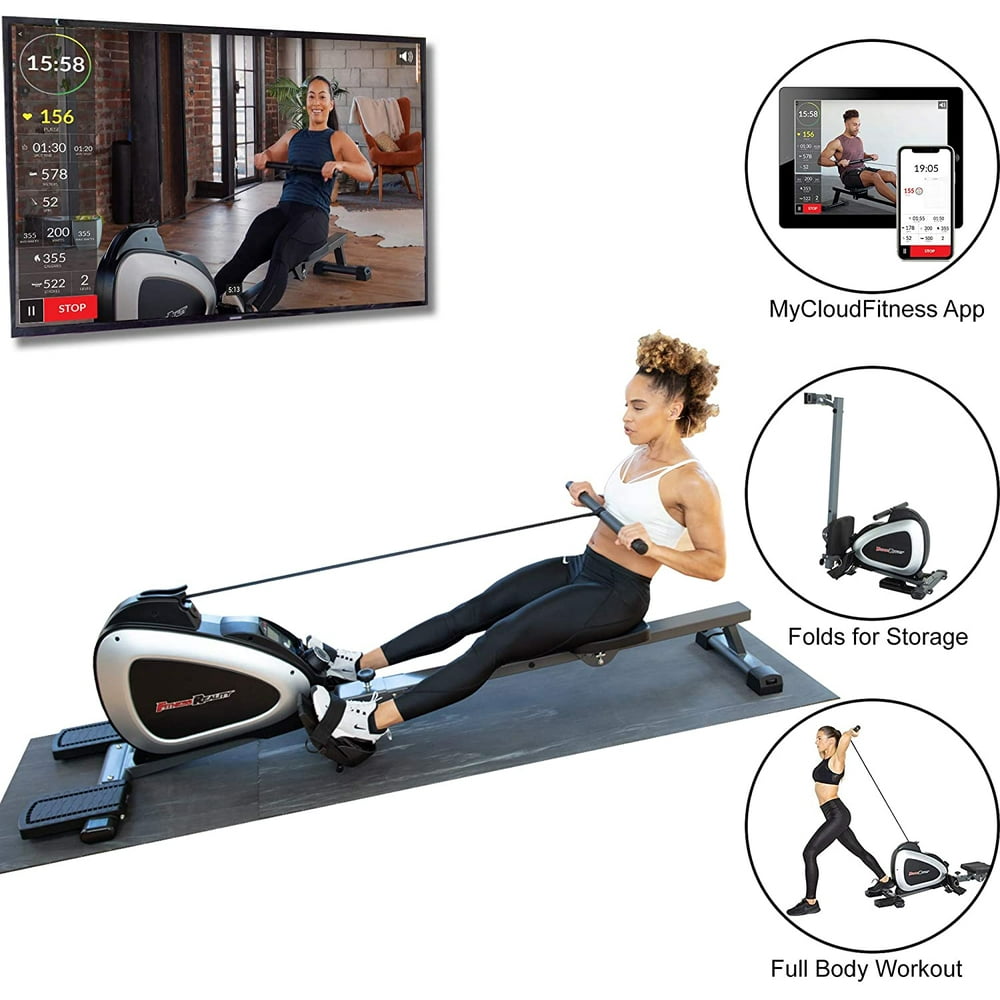 Fitness Reality 1000 Plus Bluetooth Rower Rowing Machine with