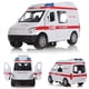 thumbnail image 2 of 2X Ambulancia VehíCulos MéDicos Juguetes 1/32 AleacióN Diecast Modelo de AutomóVil con LightandSound Regalo para NiñOs, 2 of 6