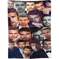 thumbnail image 2 of Blanket Theo James Throw Flannel Blankets UltraSoft Micro Fleece Blanket Warm Cozy Plush Gift for Room Decoration Sofa,Office Bed car Camp Couch Beach, 2 of 9