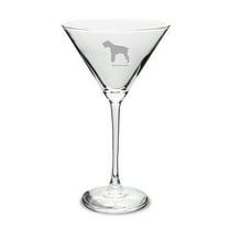Giant Schnauzer 10 oz Classic Martini Glass