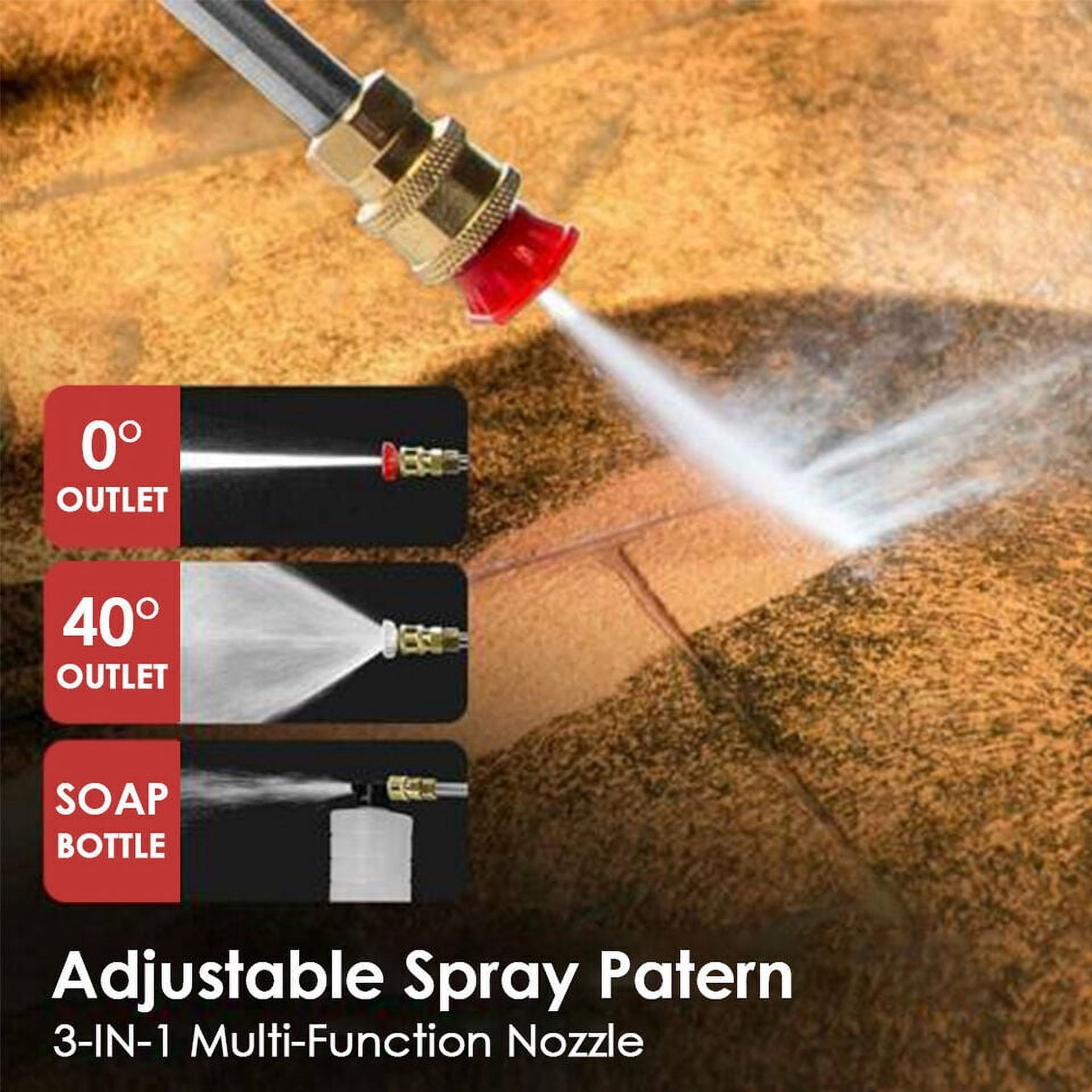 Cordless Electric High Pressure Water Spray Car Gun Portable Washer Cleaner Tool