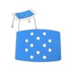 thumbnail image 1 of Portable Bath Padded Bath Chair For Elderly Children Disabled Bath Chair Mat Bathroom Folding Stool Cushion Paste Shower, 1 of 5