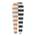 thumbnail image 4 of biudgviw Lounge Sweatpants for Women High Elastic Waisted Comfy Trousers with Pockets Fashion Striped Patchwork Pants, 4 of 5