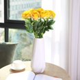 thumbnail image 4 of 12 pcs Artificial Roses Flowers Long Stem Fake Silk Rose for Home Wendding Decorations, 4 of 7
