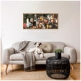 thumbnail image 3 of Kate and Laurel Framed Canvas Wall Art Print Buoys by Emiko and Mark Franzen F2 Images, 40 x 18 Sylvie Natural Frame, Coastal, Beach Art for Wall Decor, 3 of 8