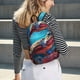 thumbnail image 5 of Easygdp Colorful Ocean Sea Turtle Mochila de Lona Resistente para Laptop, Compatible con Laptops de 15 a 17 pulgadas, Ideal para Escuela, Trabajo y Viajes-Small, 5 of 5