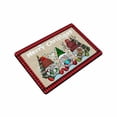 thumbnail image 2 of Merry Christmas Door Mat Rug Decorative Doormat Winter Snowman Welcome Floor Mat Non Slip Washable Bathroom Kitchen Entrance Rug for Indoor Outdoor Home Decor, 24 x 16 Inch 30x 18 Inch, 2 of 5