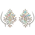 thumbnail image 1 of WREESH Exquisite Acrylic Chest Sticker Diamond Art Carnival Party Chest Decoration, 1 of 1