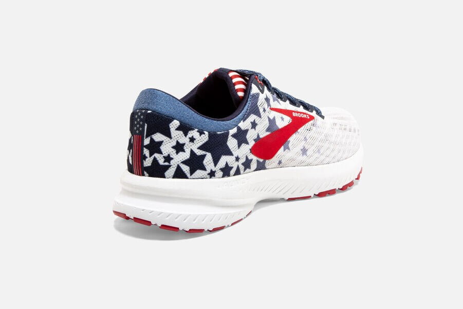 brooks launch 6 red white and blue