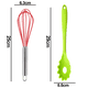 thumbnail image 2 of Juego de 2 utensilios de cocina de silicona resistentes al calor para utensilios de cocina antiadherentes, antiarañazos, aptos para lavavajillas, 2 of 5