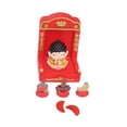thumbnail image 2 of DOLITY Chinese Deity Statue with Tribute Set Multipurpose Decorative Fengshui Decor Buddha, 2 of 9
