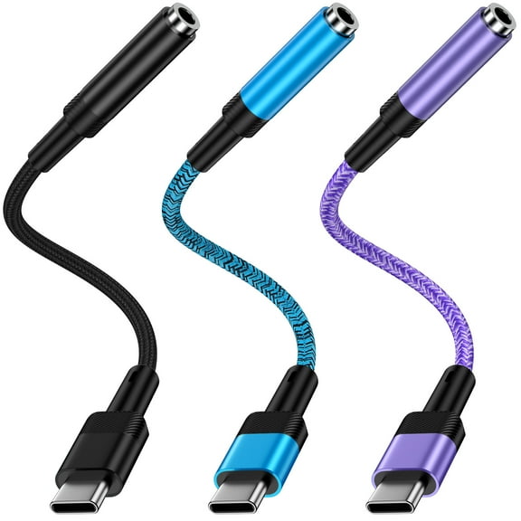 USB C to Aux Adapter,Zacenei USB Type C to 3.5mm Female Headphone Jack Adapter C Type to Aux Audio Dongle Cable Cord Earphone Audio Jack Cable Compatible with iPhone 16 15 Pro Max Android,Samsung